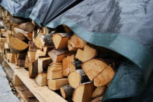 bâche de protection pour bois