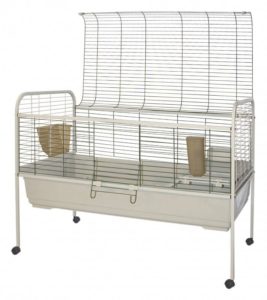 cage de lapin à roulettes