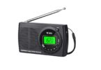 une radio portable noire