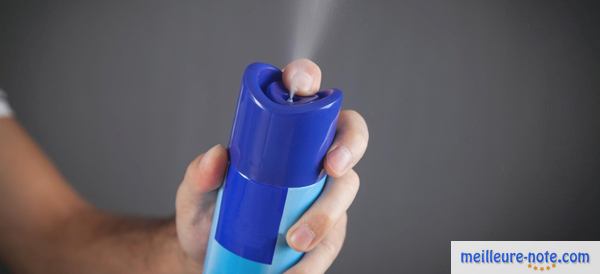 un spray désodorisant assainir l'air