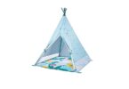 un tipi pour enfant en toile bleu